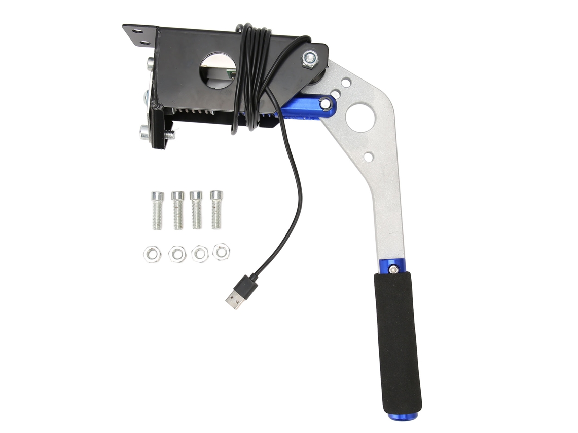 Usb Sim Handbrake Sensor Hall 14 bit Adaptação para Jogo de Corrida Pc EOOCOO