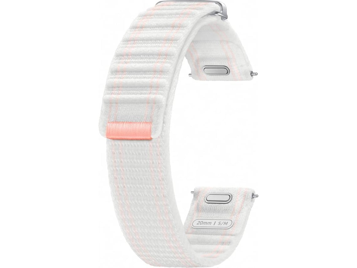 Bracelete SAMSUNG Galaxy Watch 7 de Tecido (S/M - Branco)