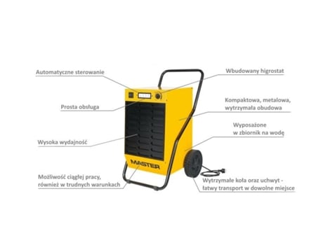 Desumidificador de Ar Dh92 80 L/24h Master