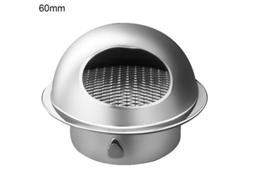 Tampa De Vento De Parede Anti-óxido Com Fivela Fixo 50-200mm Aço Inox 304 Resistente À Chuva Para Exterior 60mm