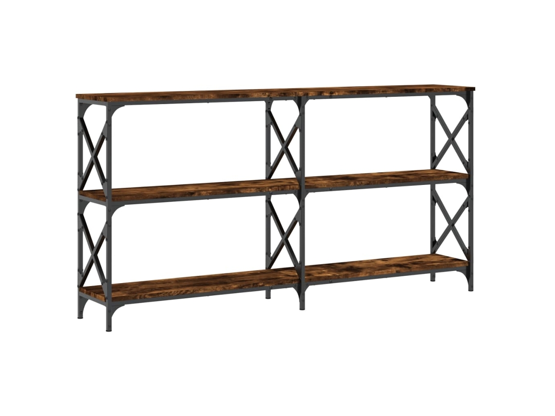 Mesa Consola Derivados de Madeira Carvalho Fumado MAISON EXCLUSIVE (156x28x80,5 cm)