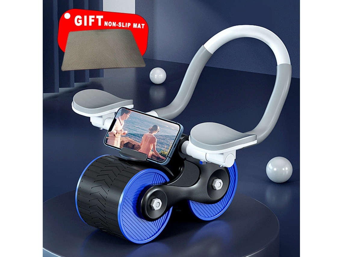 Lurelia Roda Abdominal Com Retorno Automático E Base Antiderrapante, Rolo De Flexão Para Exercícios Em Casa E Na Ginásio