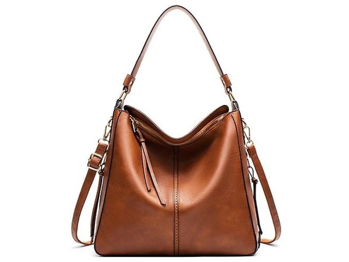 Mochila escolar floral para meninas com design de lona e couro PU, ideal para escola e viagens, vermelho, S/MARCA