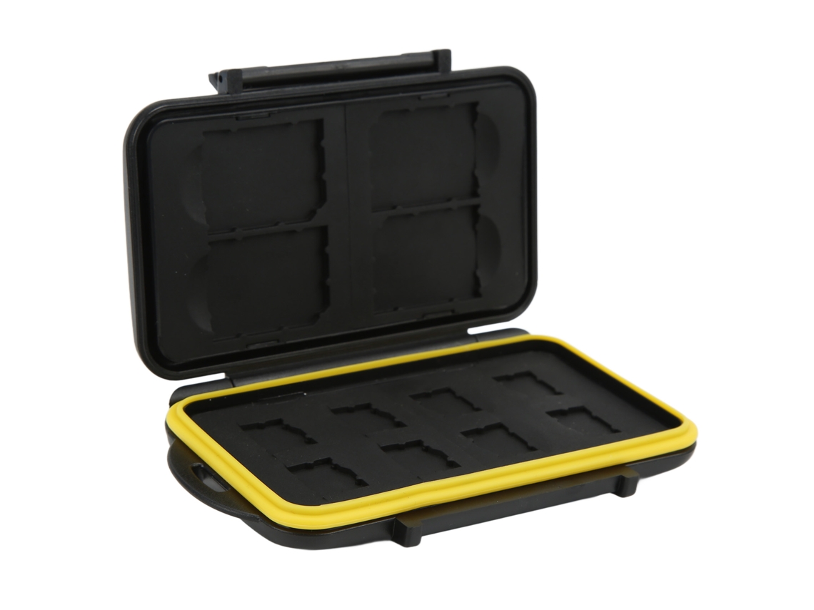Estuche Impermeable Para Tarjetas De Memoria Cámara 12 Espacios Portátil Funda Protectora Para Tarjetas Micro De Almacenamiento