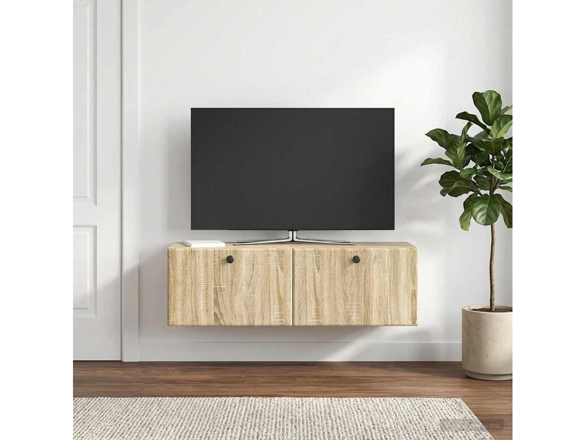 Vidaxl Gabinete De Tv De Parede 98 X 31 X 30 Cm Carvalho Sonoma