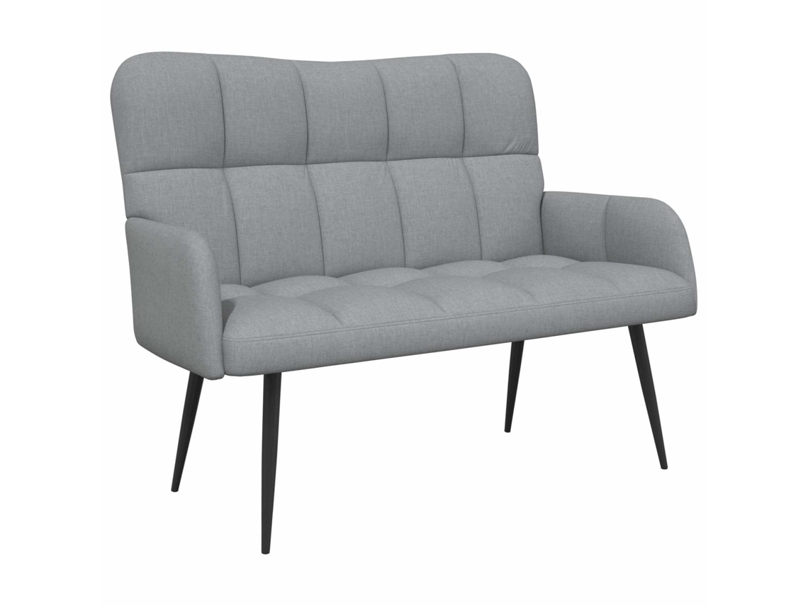 Sofá para 2 Pessoas Cinzento claro 115 X 61 X 87 Cm Tecido MAISON EXCLUSIVE