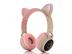 Fones de Ouvido para Crianças Sem Fio, Fone de Ouvido Cat TAISHENGDA