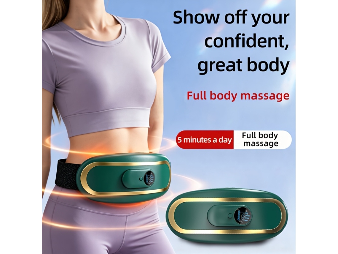 Massageiro Portátil Multifuncional, Massagem De Corpo Inteiro, Fácil De Aplicar Nas Áreas De Emagrecimento, Compacto, Recarregável, Uso D...