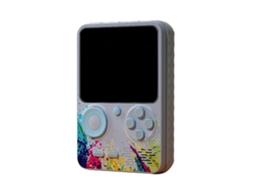 Gamepad Portátil 500 Em 1 Com Tela Lcd De 3 Polegadas, Console De Jogos Retrô Clássico 500, Suporte Para Conexão De Tv, Rosa Deslumbrante. Ly Ebike
