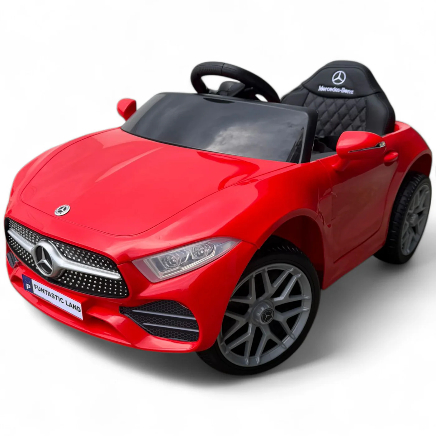 Carro Elétrico para Criança MERCEDES 4matic 12v Versão 2026 com Rodas Eva, Assento em Eco Pele e Controlo Parental Funtastic Land