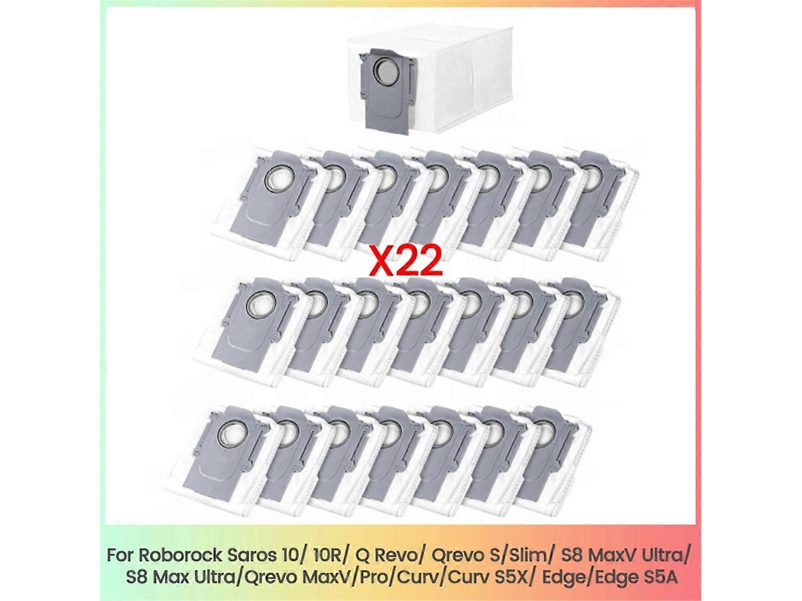 Lurelia 22 Sacos Para Aspirador Compatível Com Roborock Material Resistente