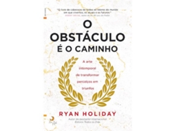 Livro O Obstáculo é o Caminho de Ryan Holiday (Português)