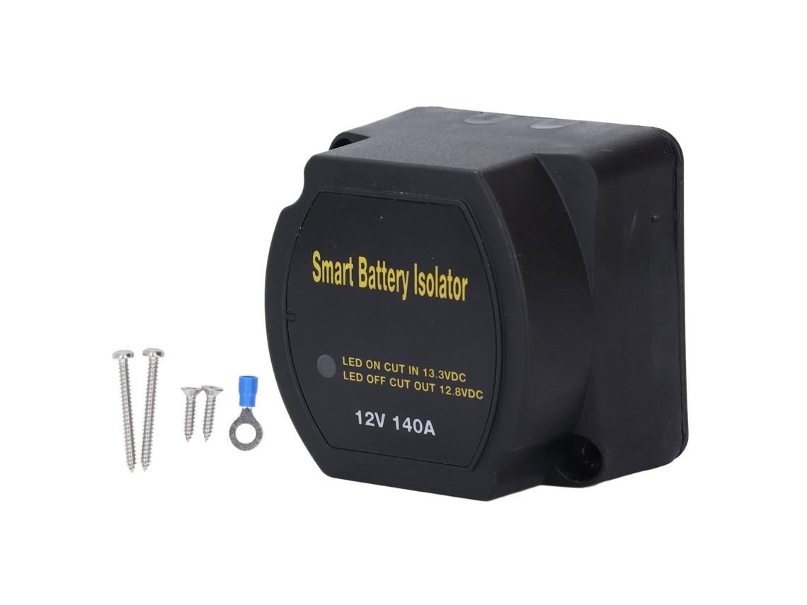 Aislador de Baterias Doble 12V 140A Veloriskku com Relé Automático