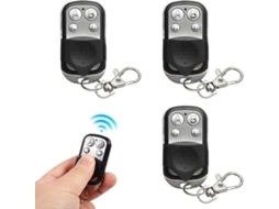 Conjunto De 3 Controles Remotos Universais Para Portão, Controles Remotos Universais Sem Fio Com Sinal Sonoro Automático, 433 Mhz