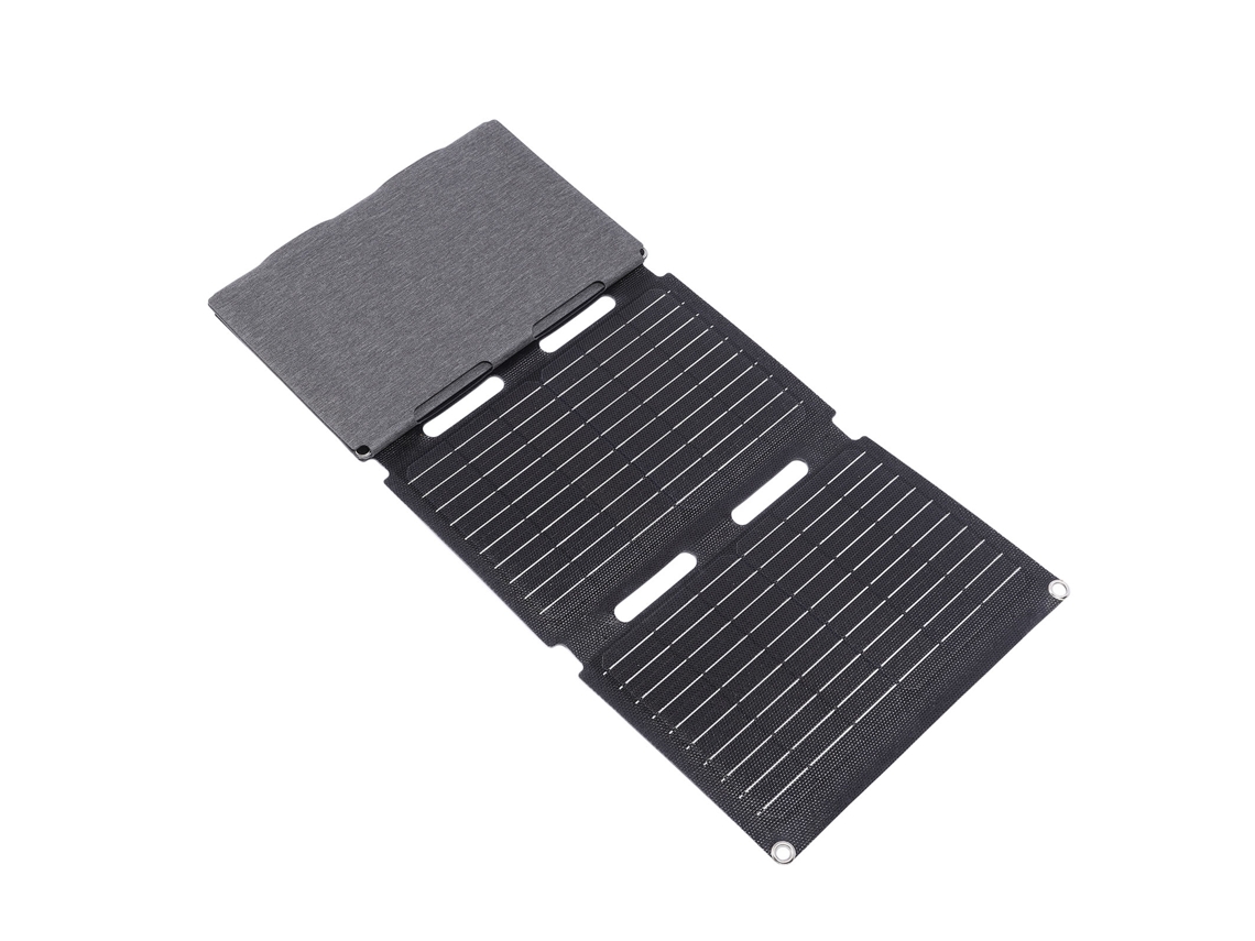 Painel Solar Plegável 120w Carregador Portátil Para Camping