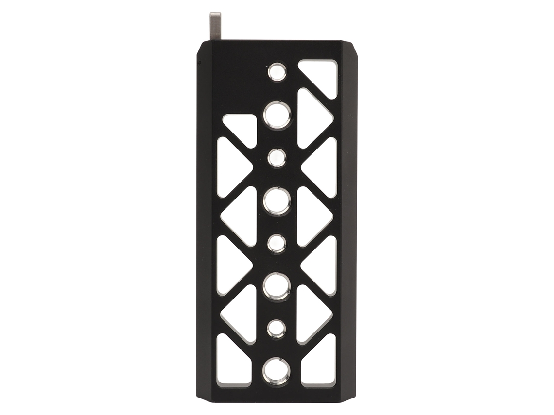 Dovetail Mount Plate 5 Inch Aluminum Alloy Lightweight Camera Safety Dovetail Plate With 1/4 3/8 Inch Thread Hole For Bmpcc4k6k A7s3jtz Camera Cage