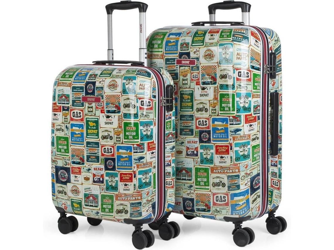 Conjunto de 2 Malas de Viagem SKPAT Juvenil Multicor (35/70 L)