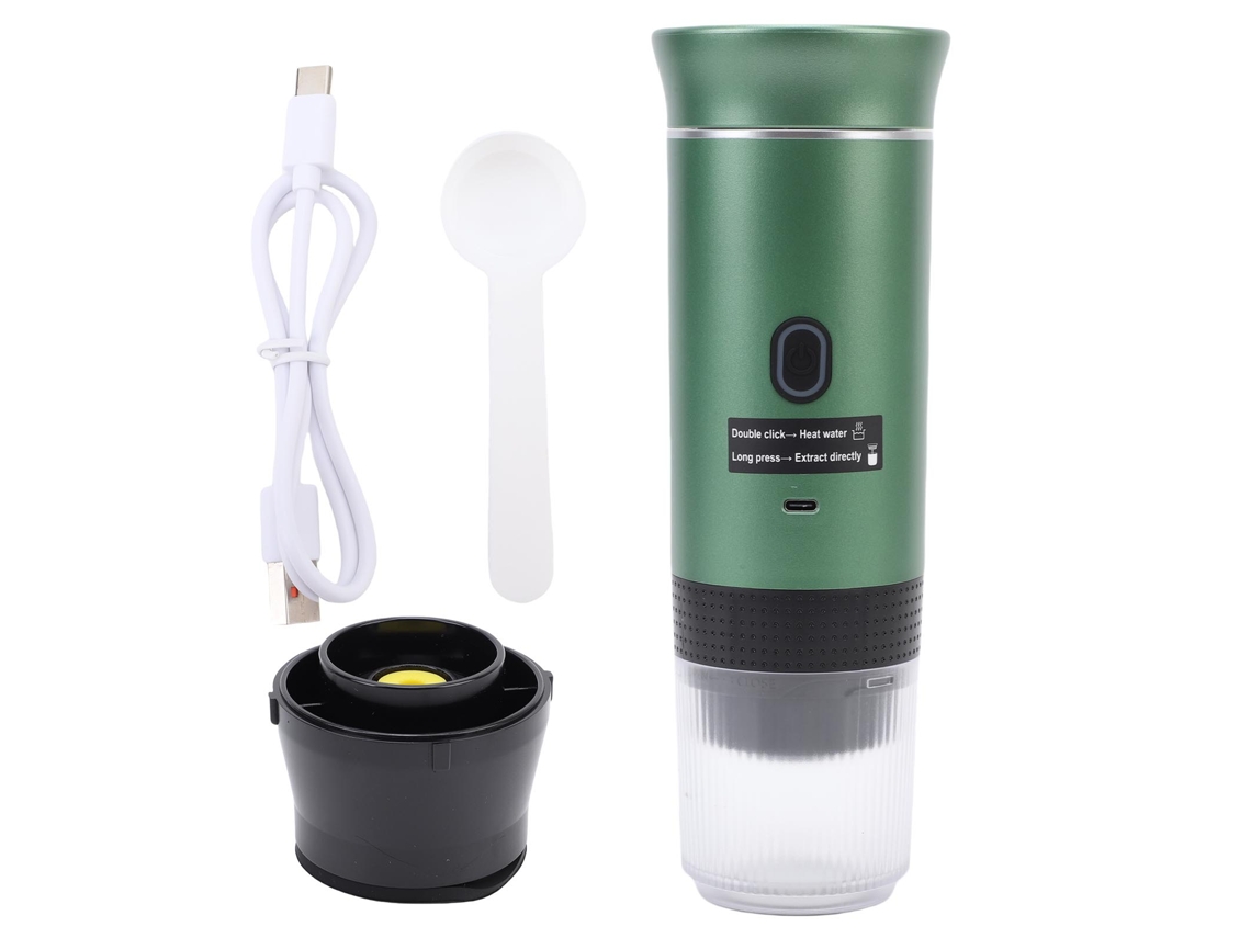 Laxiscreed Cafeteira Portátil De Cápsulas 3 Em 1 Automática Com Aquecimento, Versão Padrão Verde
