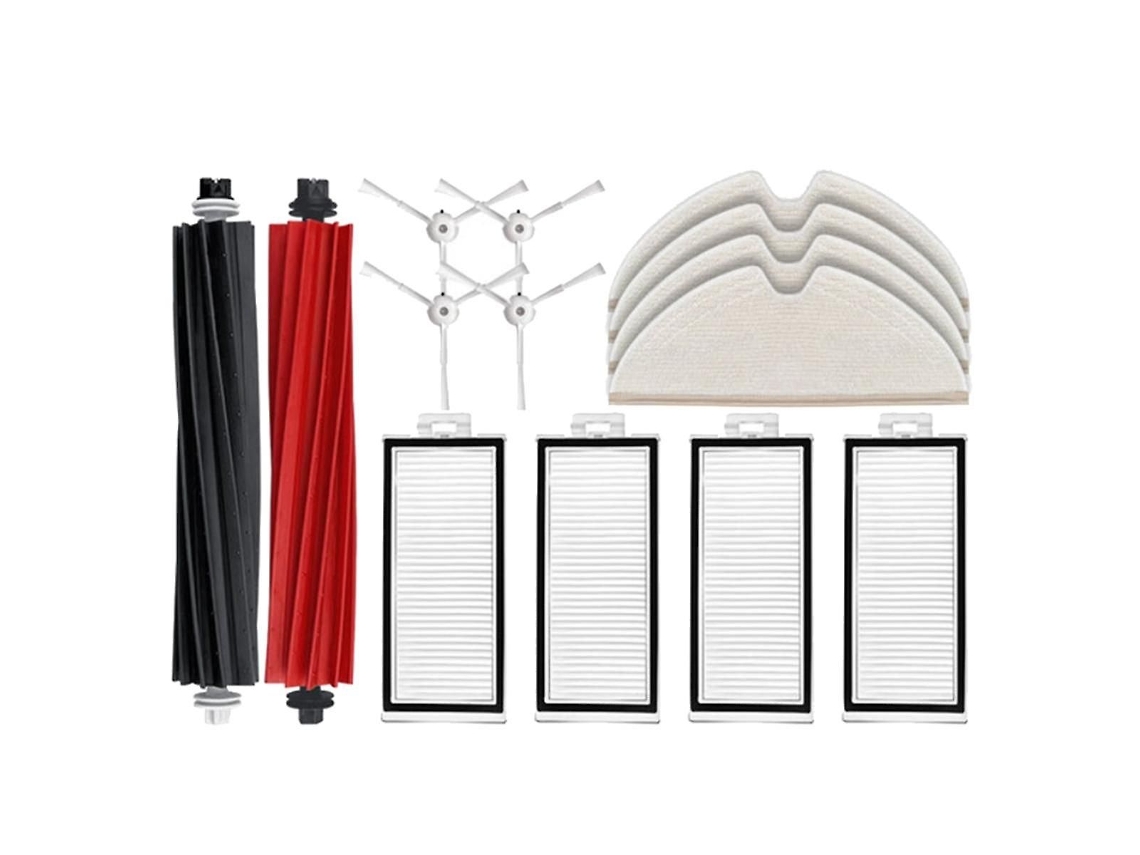 Kit de 14 acessórios para aspirador Roborock com escova, filtro e pano | S/MARCA