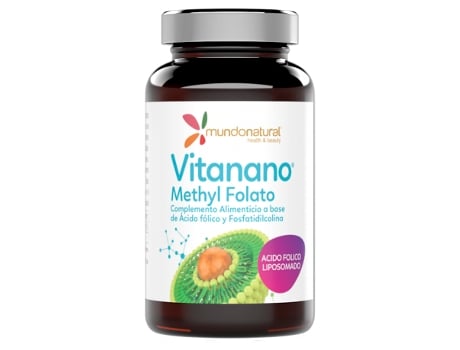Vitanano Methy Folate Liposomed 30 Cápsulas MUNDO NATURAL