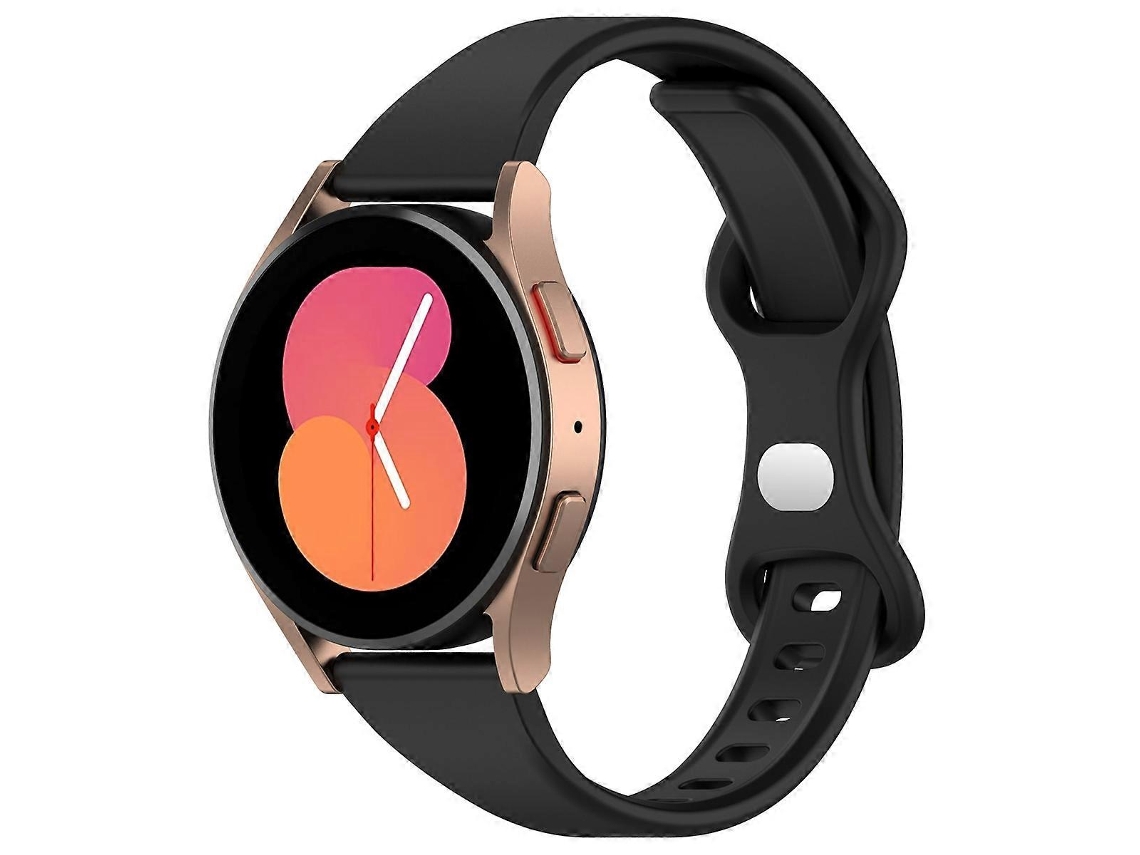 Pulseira De Silicone Fina Com Fecho Invertido