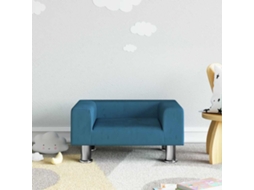 Vidaxl Sofá Infantil 50x40x26,5 Cm Veludo Azul