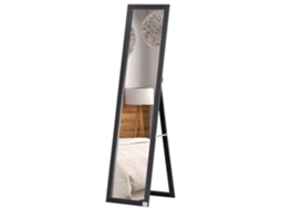 Espelho Retangular De Corpo Inteiro, Para Uso Independente Ou Fixado Na Parede, Ideal Para Closet, Quarto E Sala De Estar. 37 Cm De Largura X 37