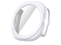 Capa Para Samsung Galaxy Watch 8/9 40 Mm, Com Amortecimento Em Policarbonato Rígido Branco Panoona