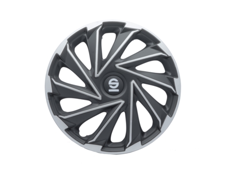 SPC1480SVBK Tampa da Roda VARESE 14'' Prata/Preto