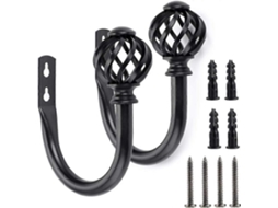 Rebe ganchos de Cortina de Metal com Modelo de Ninho Leve Decorativos para Amarrar Cortinas e Pendurar Toalhas Ou Casacos