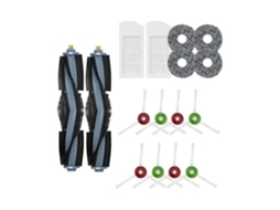 Escova De Rolo, Escova Lateral E Filtro Compatíveis Com Os Acessórios Do Aspirador De Pó Deebot T10 Turbo.