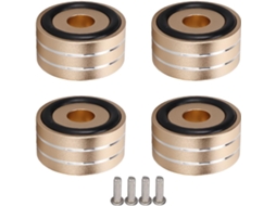 Conjunto De 4 Pés De Isolamento Para Alto Falantes, Pés De Isolamento De Alumínio De 40x20mm, Pés De Gokoco
