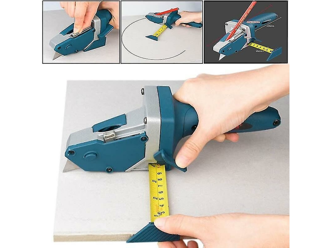 Ferramenta de Corte de Drywall com Escala AQUAFORGE