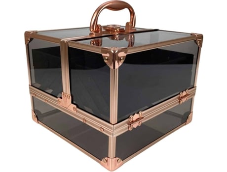 Mala de Maquilhagem TECHNIC Black & Rose Gold Vanity Case