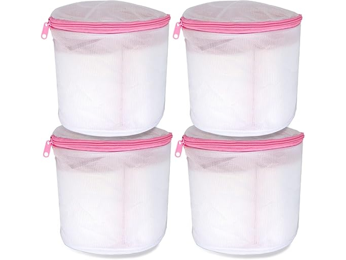 Conjunto de 4 Sacos Reutilizáveis para Sutiãs BRILVIBERA