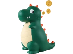 Cofrinho Em Forma De Dinossauro, Briuhap, Cofre De Moedas De Plástico Inquebrável Aquaforge