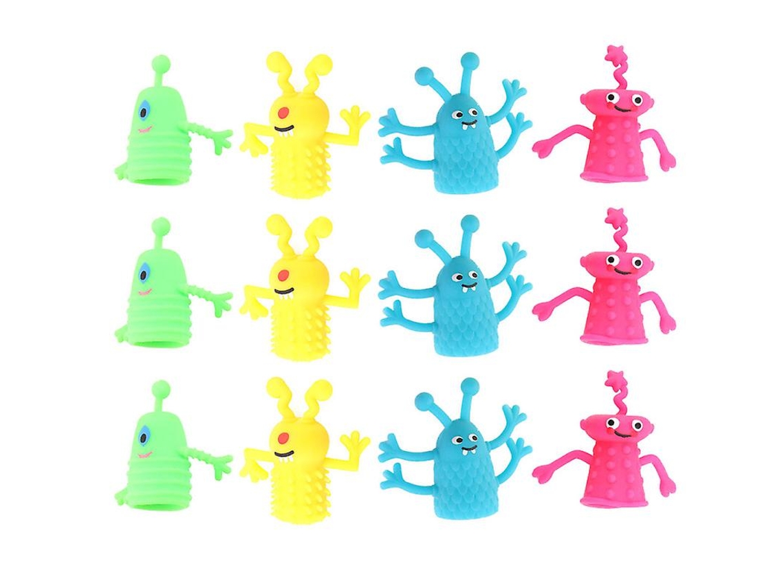 12pcs Brinquedo Fantoche De Dedo Allinless