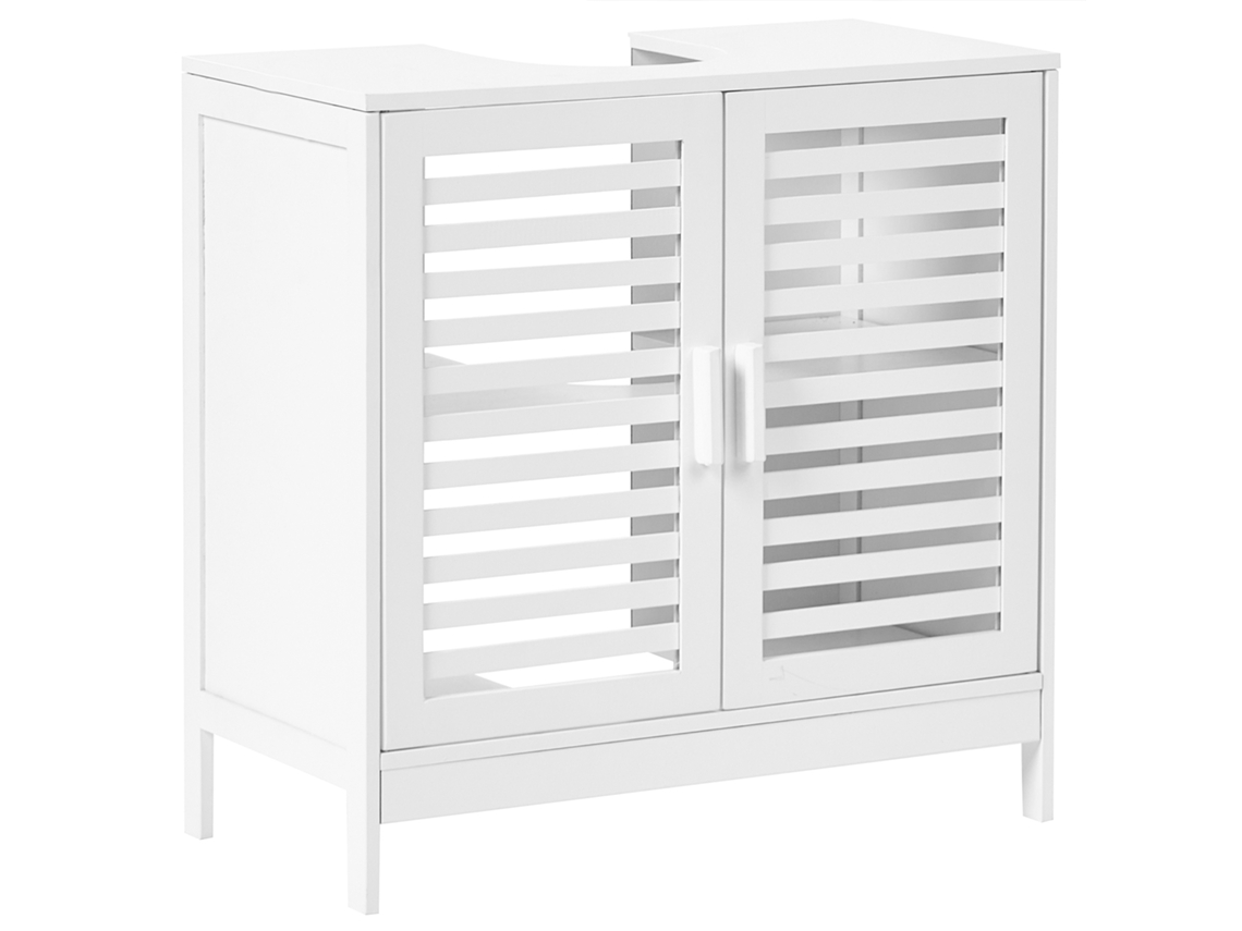 Móvel De Casa De Banho Missoula 60 Cm Bambu Branco