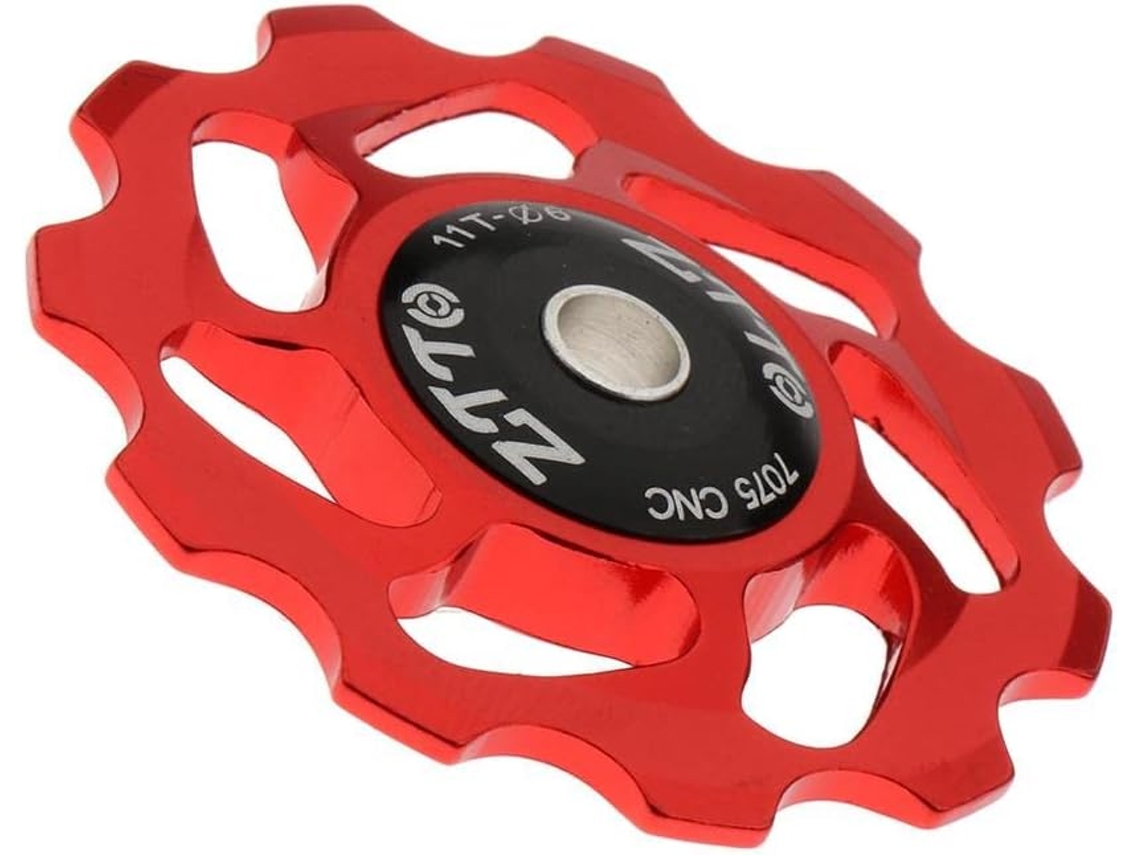 Polia traseira para bicicleta Harilla, com roda de cerâmica, alumínio, compatível, ajustável, leve | S/MARCA