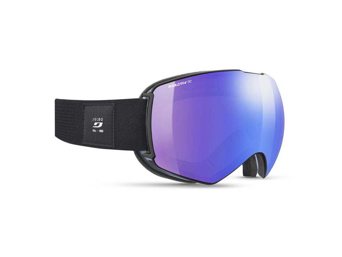 JULBO Máscara Esqui Light Year Otg Preto Flash Blue Reactiv CAT1-3 GlareControl