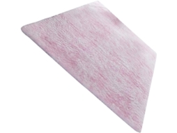 Tapete Felpudo para Sala de Estar, Quarto, Tapete Decorativo Rosa, Antiderrapante, Absorvente, Lavável na Máquina. CHABERLU