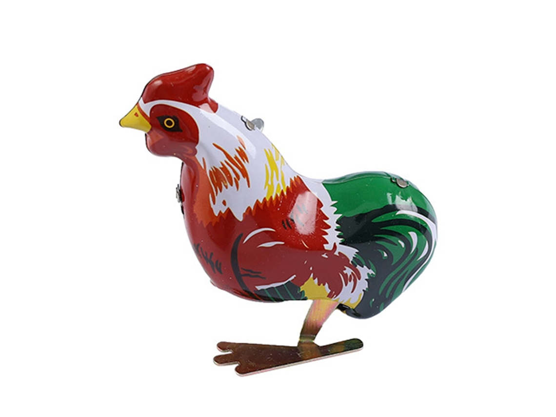 Brinquedo De Galo Mecânico Saltitante Relógio De Metal Galinha Saltitante Brinquedo De Ferro Com Corda