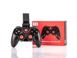 Comando Gaming X3 Bluetooth Inalámbrico Suporte Para Telemóvel Compatível Android Ios Pc Vibração Dupla