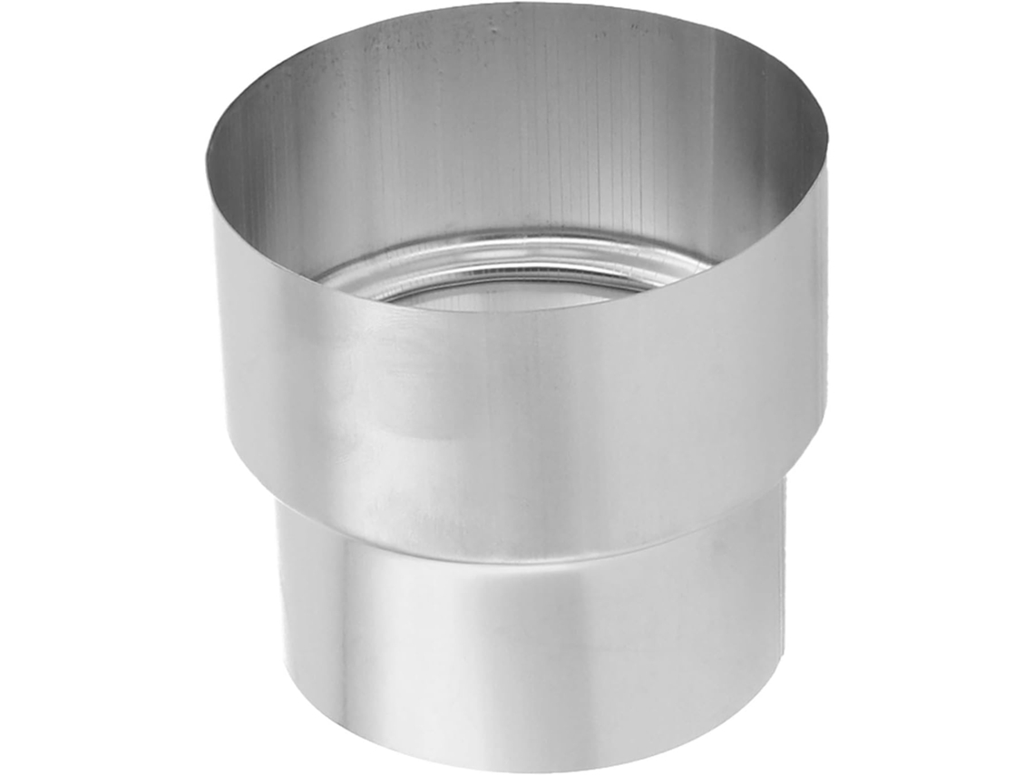 Redutor De Conduta De Chaminé Em Aço Inoxidável (ø110 Mm/ø50 Mm) - Adaptador