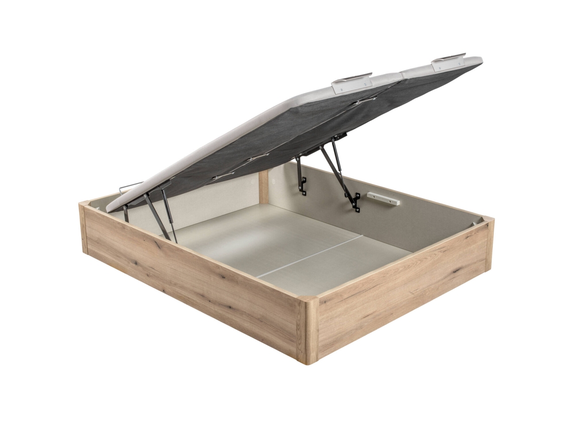 Sommier com Arrumação PIKOLIN Design Tampa Dupla - 150x182cm (31 Cm de Altura - Roble)