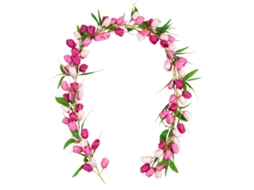 Laxiscreed Vinha De Tulipas Artificiais De 2m Para Decoração De Primavera E Páscoa