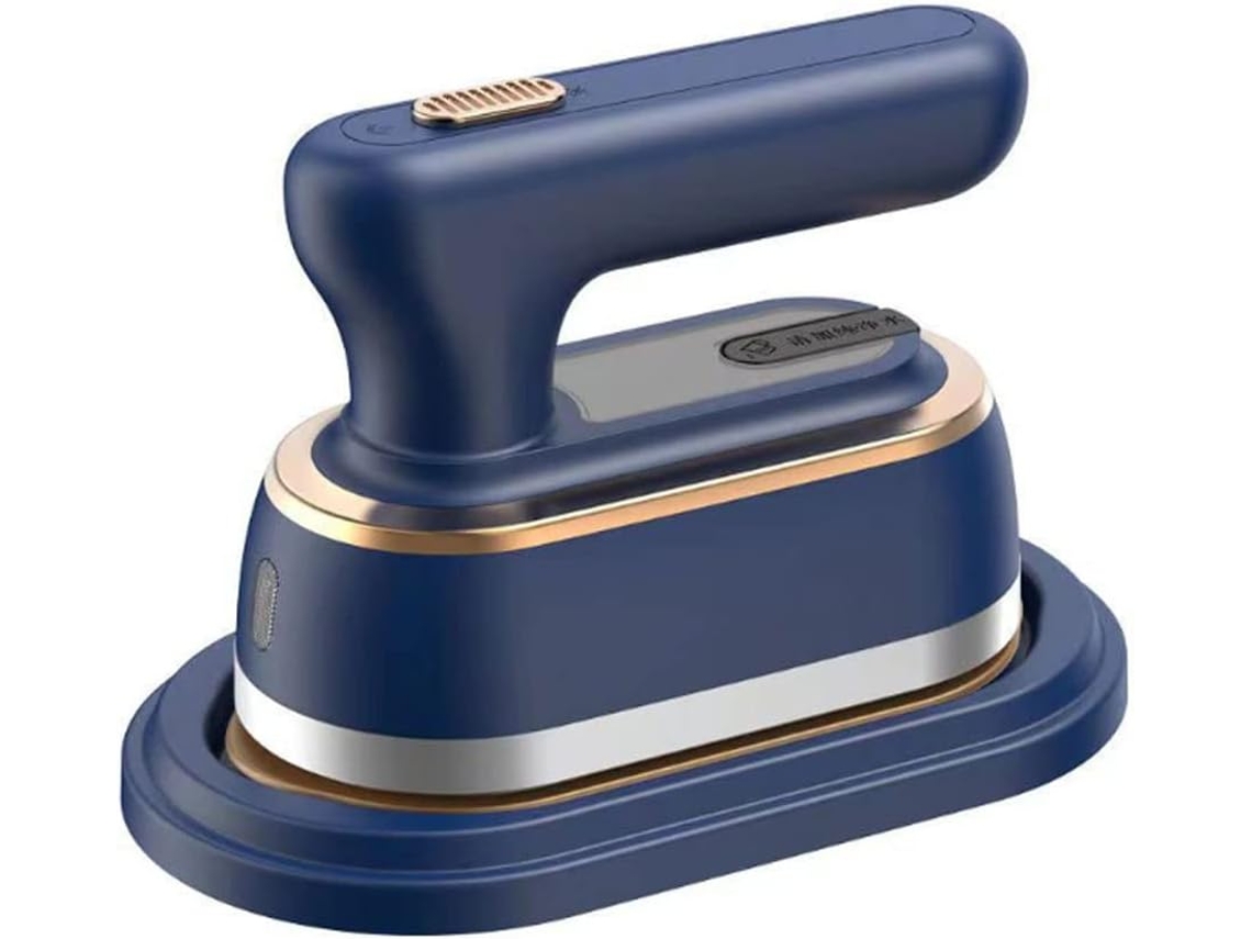 Peça Mini Ferro De Passar Portátil Atualizado, 180° Aquaforge (azul)