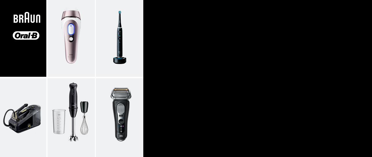 Até 35% desconto direto em Pequenos Eletrodomésticos e Cuidado Pessoal Braun e Oral-B