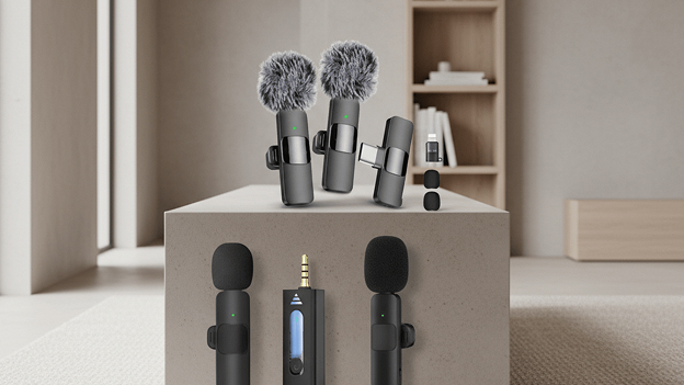  Até 50% desconto direto em Microfones Wireless