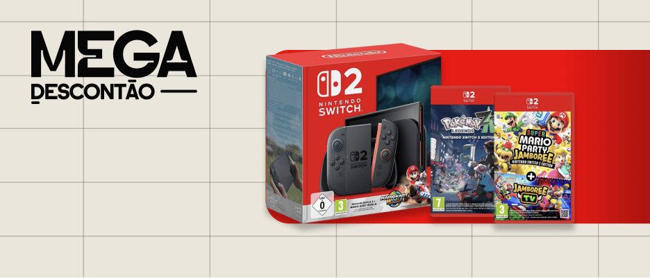 -50% em Jogos Nintendo Switch 2